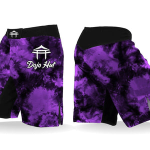 “Purple Tie Dye” MMA Shorts