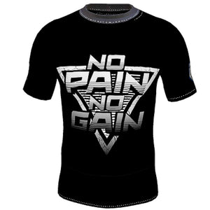 “No Pain No Gain” Guardian Grappling Rashguard