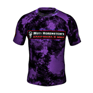Purple Tie Dye Moti Horenstein Rashguard