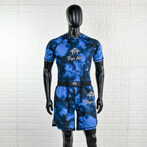 “Blue Tie Dye” Short Sleeve Rashguard
