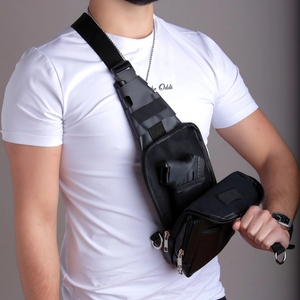 Crossbody Bag | Quick Draw | Tactical Concealed Carry Solution| Discreet, Secure & Built for Speed | Vegan Leather