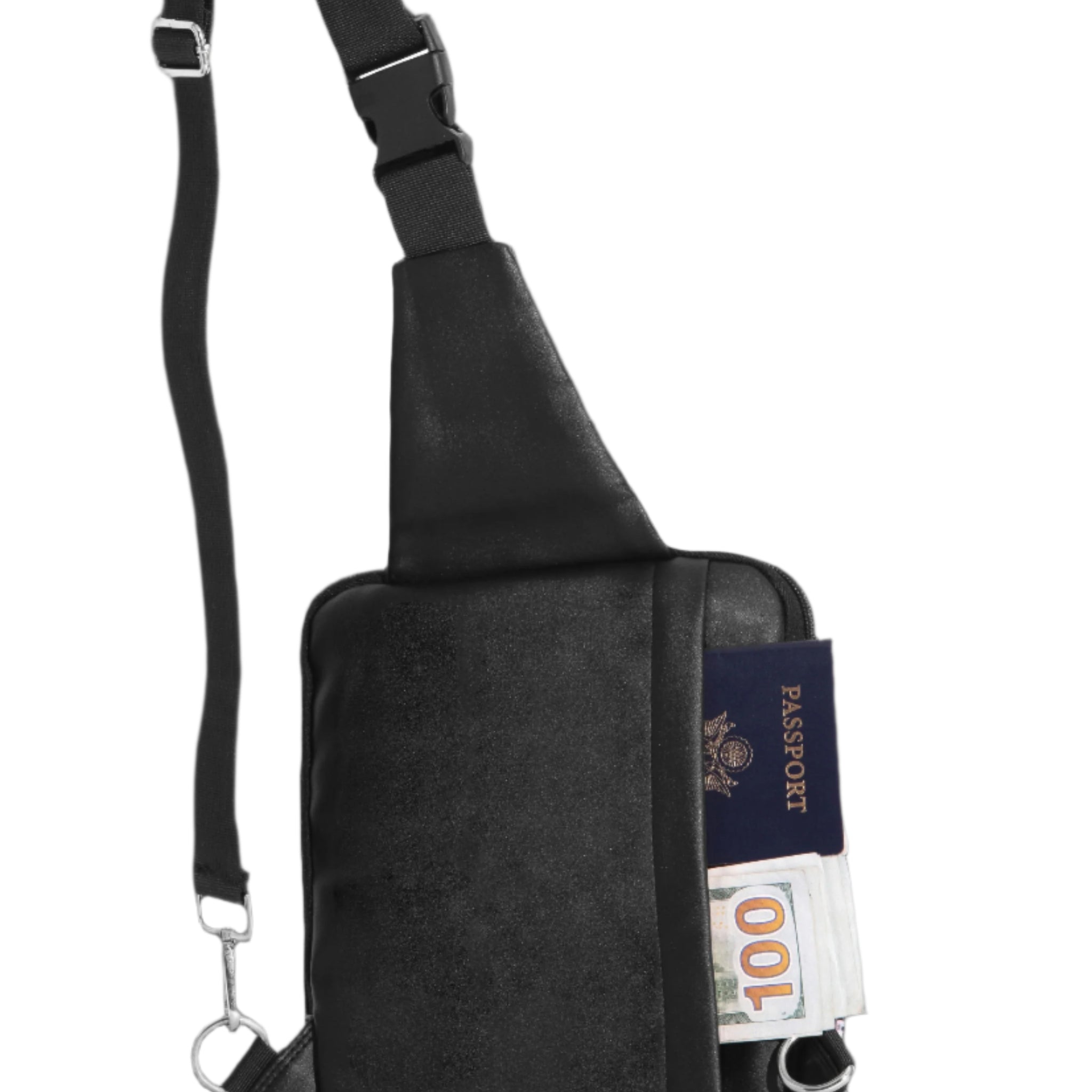 Quick Draw V2 | Crossbody Bag | Black | Tactical Concealed Carry Solution | Discreet, Secure & Built for Speed | Vegan Leather