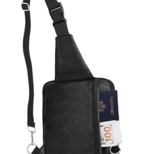 Quick Draw V2 | Crossbody Bag | Black | Tactical Concealed Carry Solution | Discreet, Secure & Built for Speed | Vegan Leather
