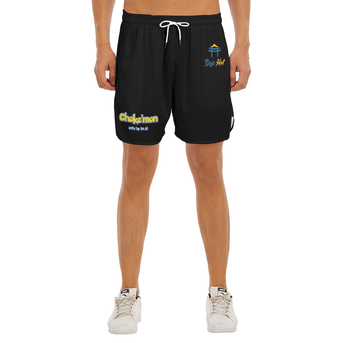 All-Over Print Men's Side Split Running Sport Shorts