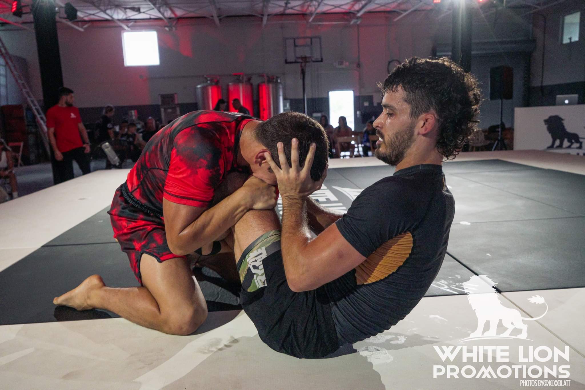 “Red Tie Dye” MMA Shorts