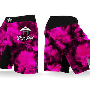 “Pink Tie-Dye” MMA Shorts