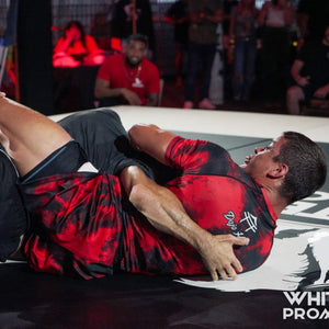 “Red Tie Dye” MMA Shorts