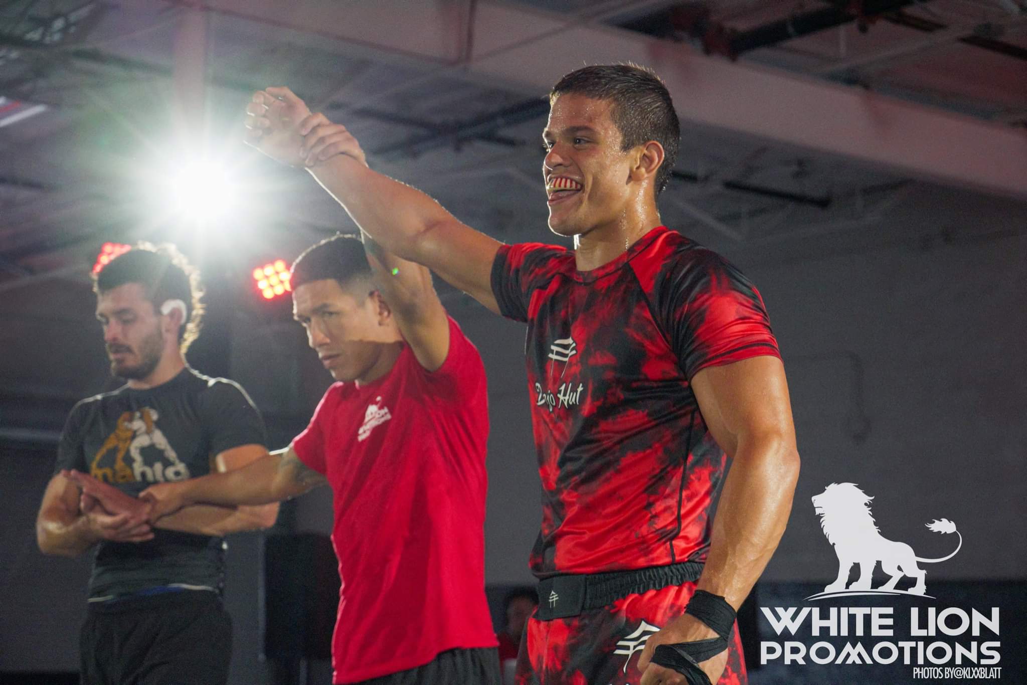 “Red Tie Dye” MMA Shorts