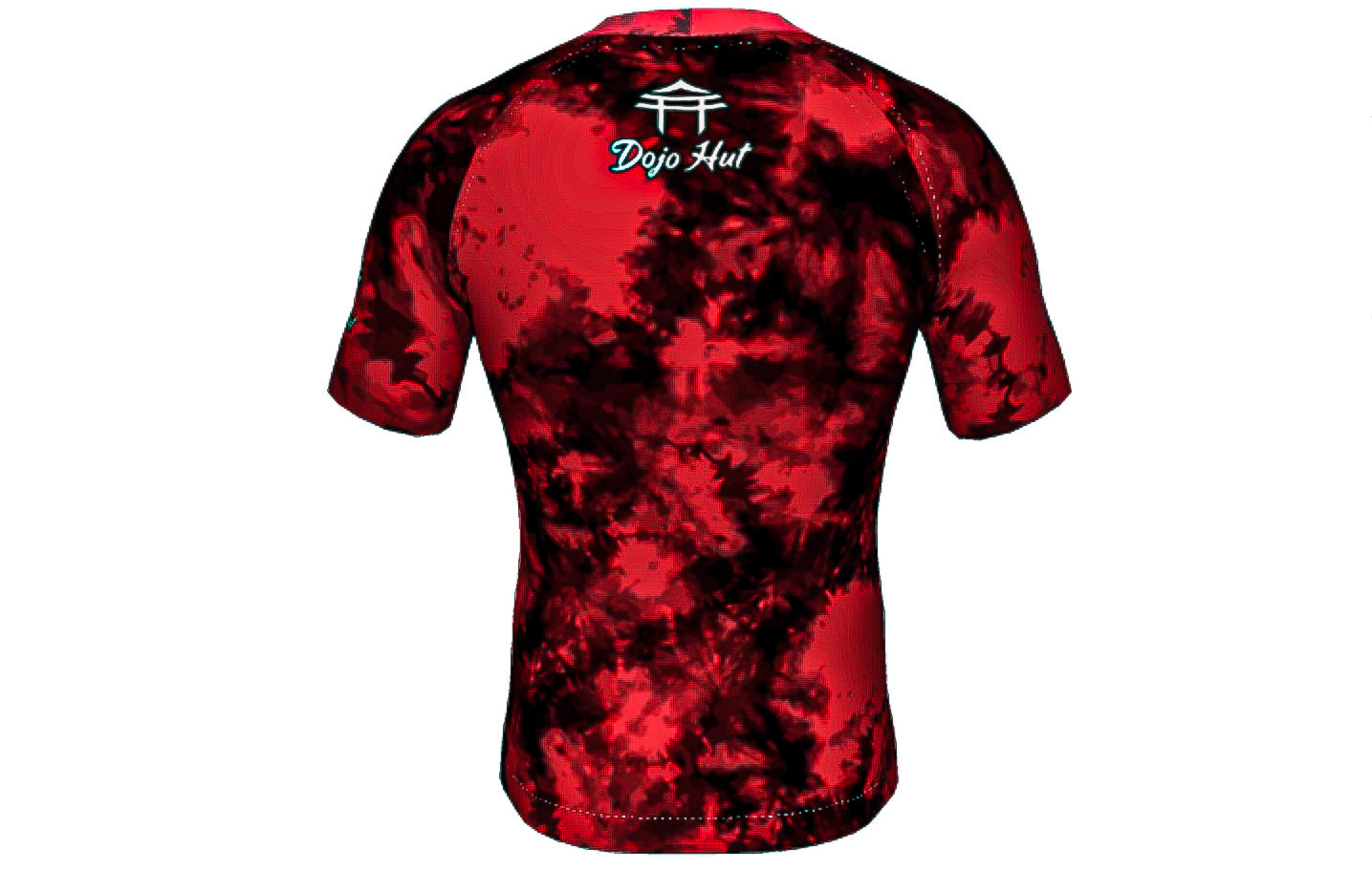 Dru Phoenix Red Tie Dye Rashguard