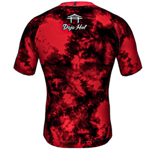 Dru Phoenix Red Tie Dye Rashguard