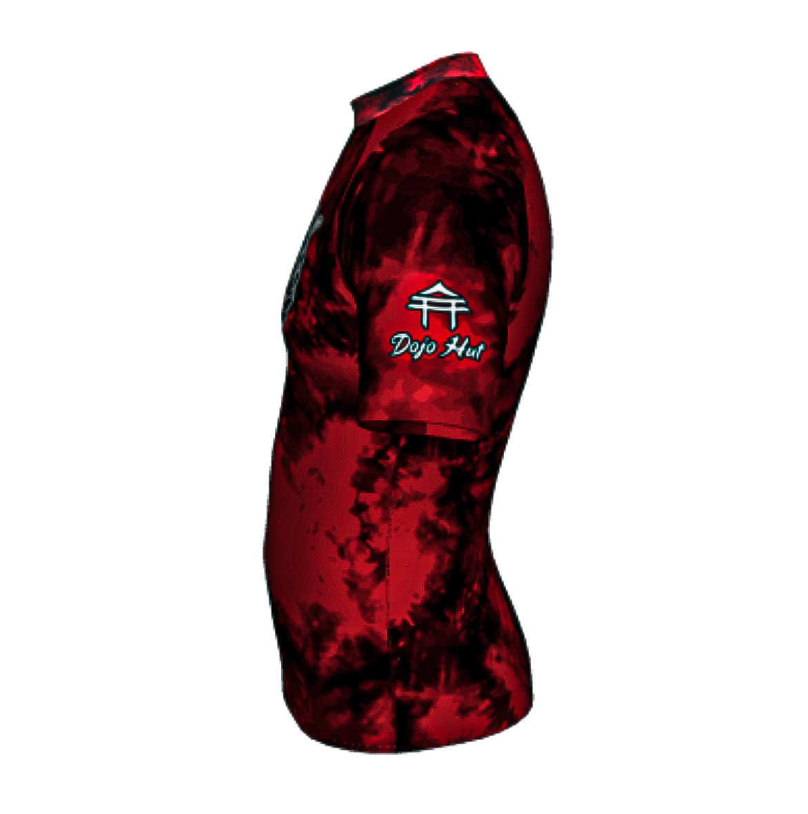 A&M Jiujitsu Red Tie Dye Win Or DQ Rashguard