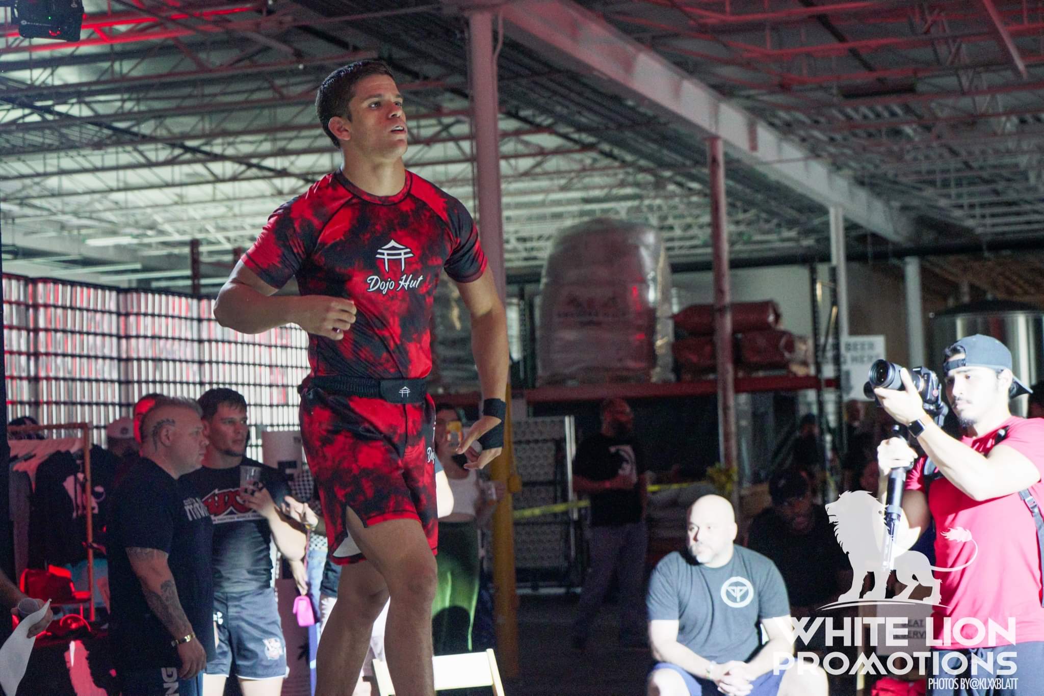 “Red Tie Dye” MMA Shorts